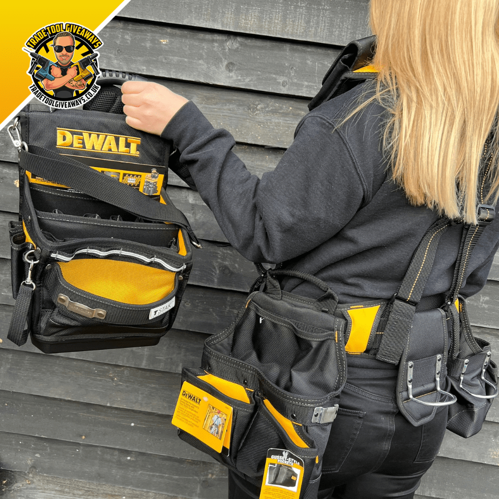 DEWALT DWST83541-1 Tool Organiser Heavy Duty Tool Belt Pouch Tough