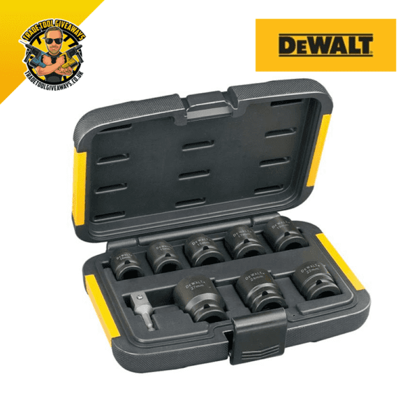 Dewalt 9pc DT7507QZ Impact Socket Set Power Tool Competitions Win