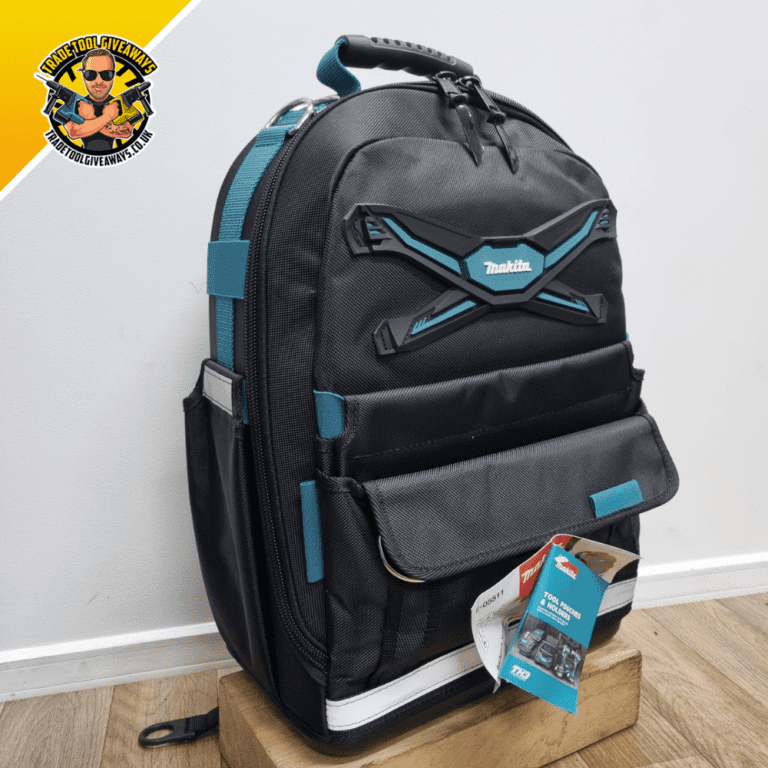 Makita Backpack Tool Organiser Power Tool Competitions Win Vans & Power Tools