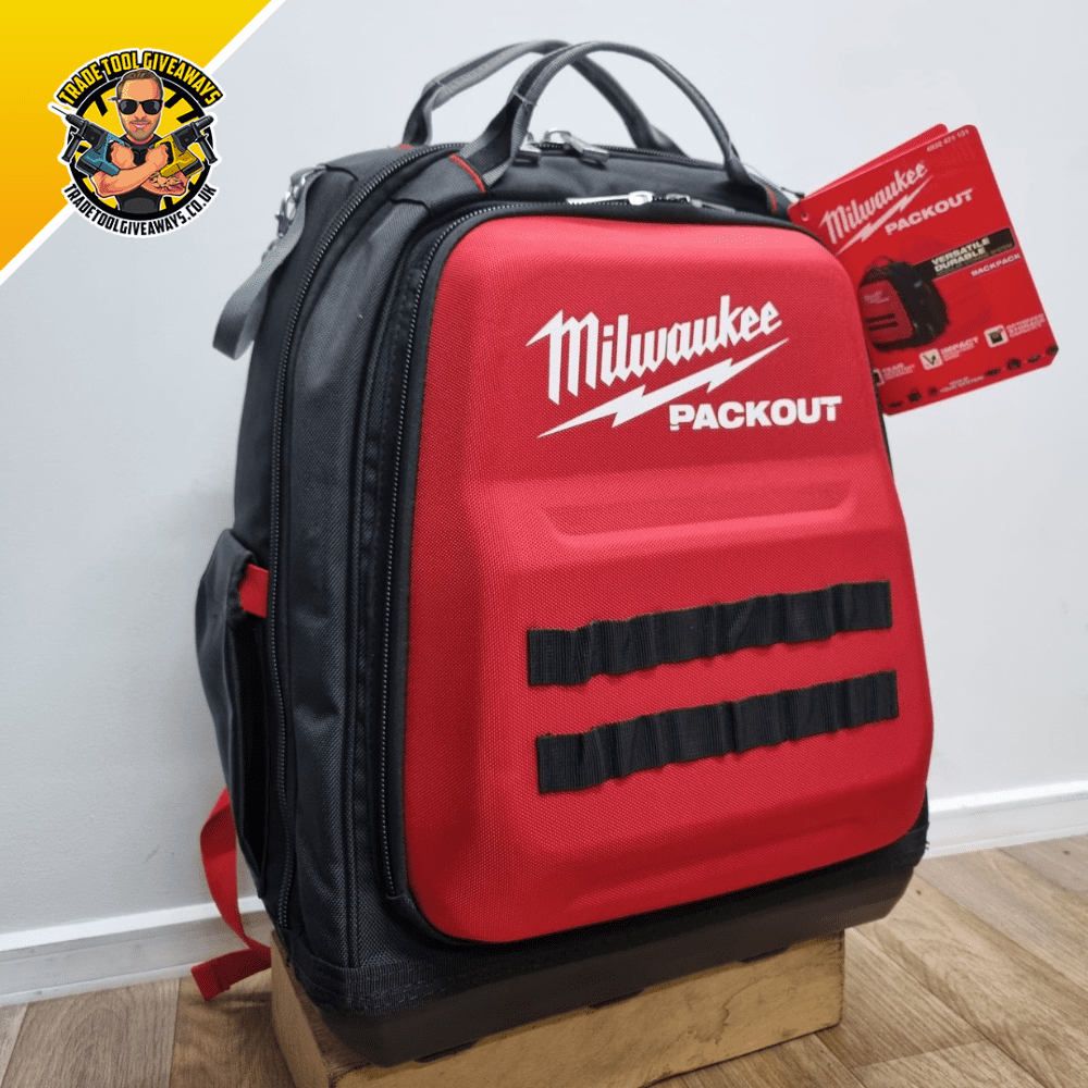 Milwaukee PACKOUT Backpack - Power Tool Competitions - Win Vans & Power  Tools