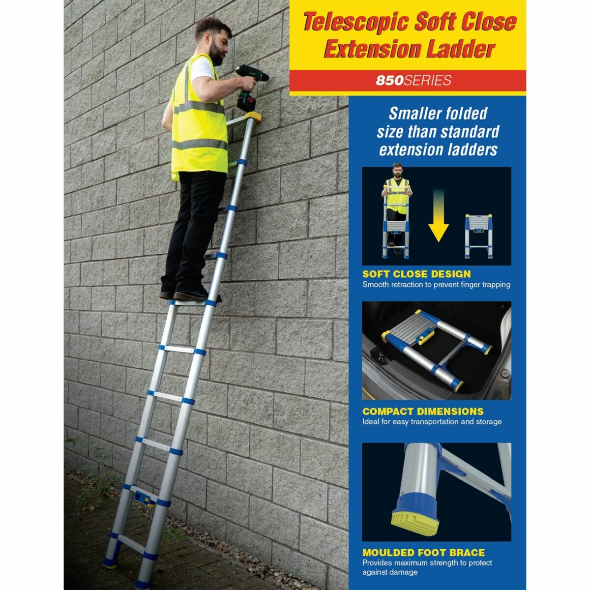 Werner Telescopic Extension Ladder #2 - Image 5