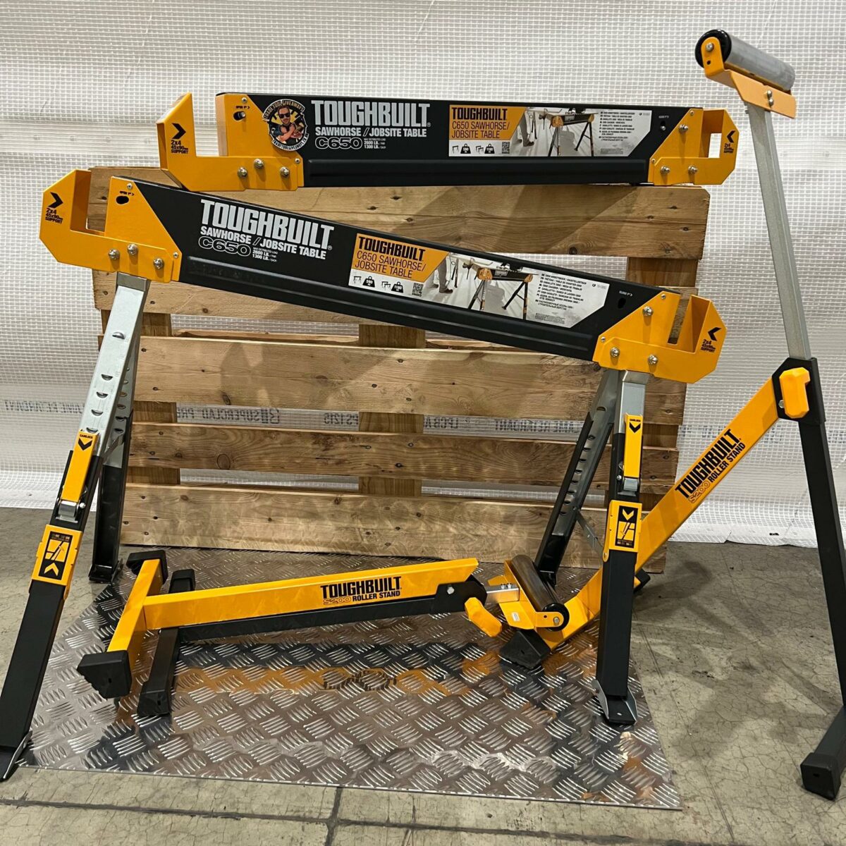 ToughBuilt Sawhorses & Roller Stand Bundle #3 - Image 3