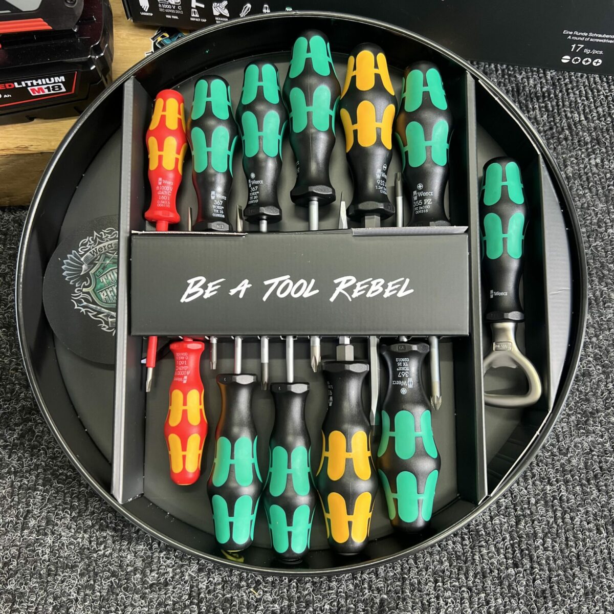Wera Tray Set & 18v 5ah Battery #2 - Image 2