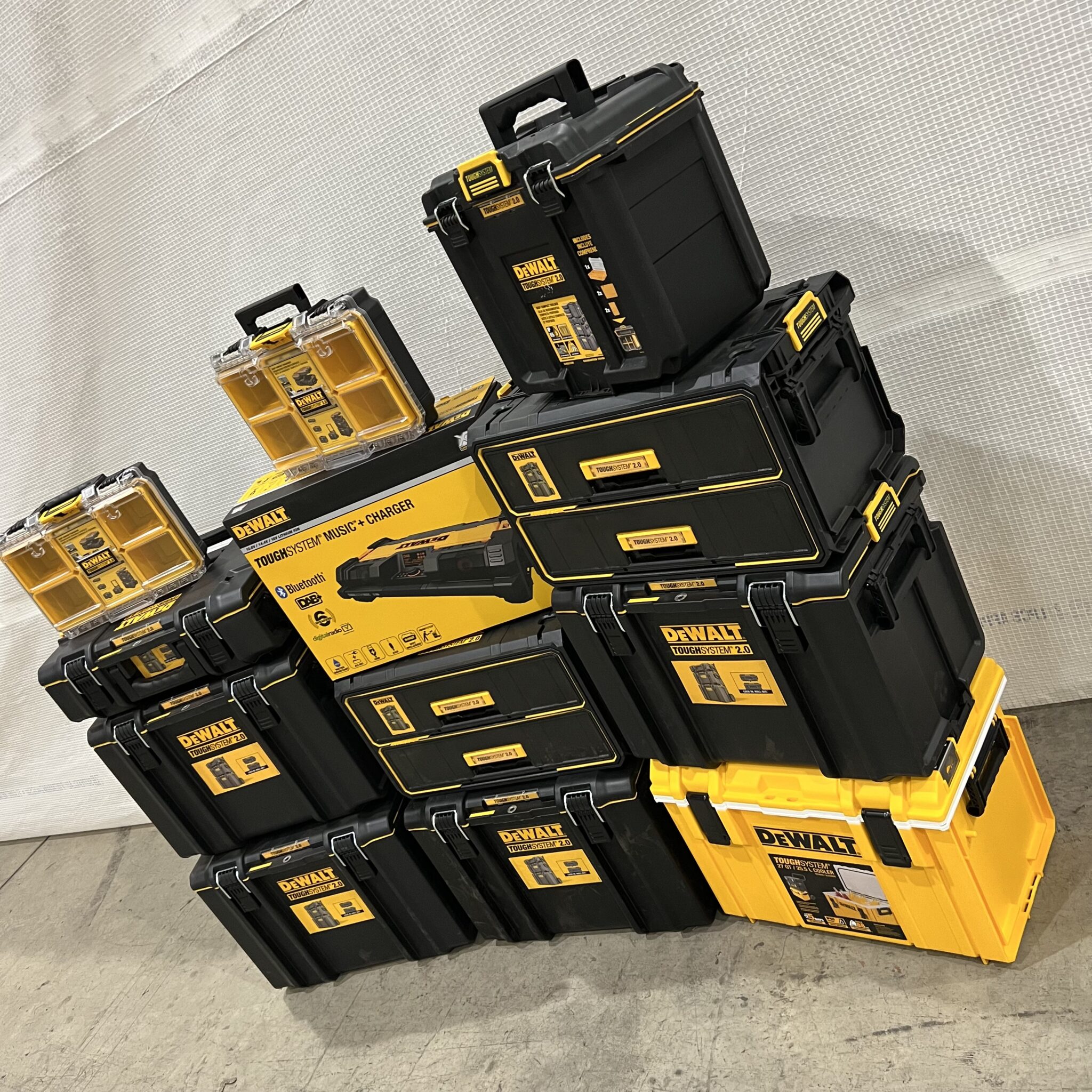 Mega Dewalt ToughSystem 2.0 Bundle - Power Tool Competitions - Win Vans &  Power Tools