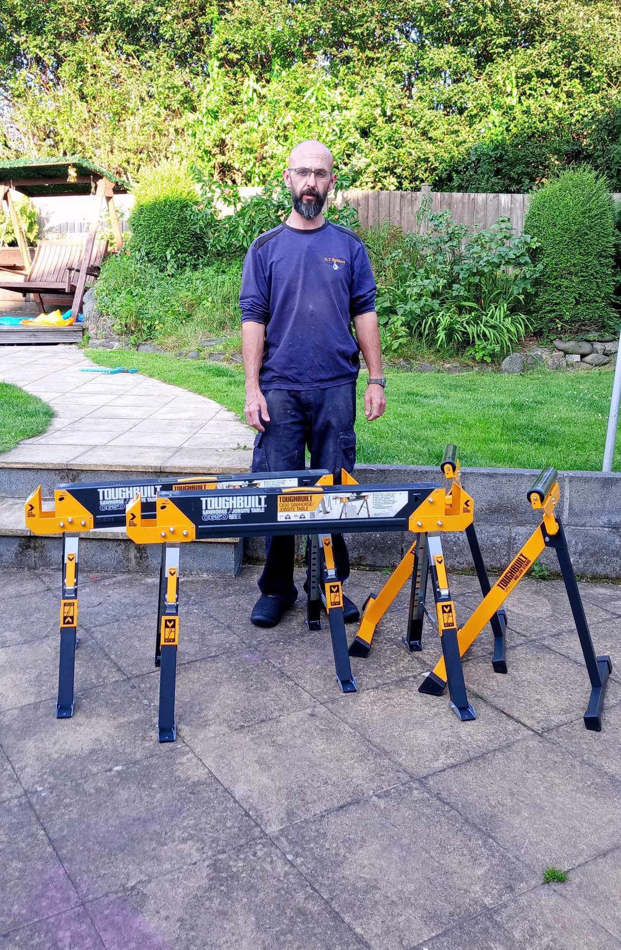 ToughBuilt Sawhorses & Roller Stand Bundle Power Tool Competitions