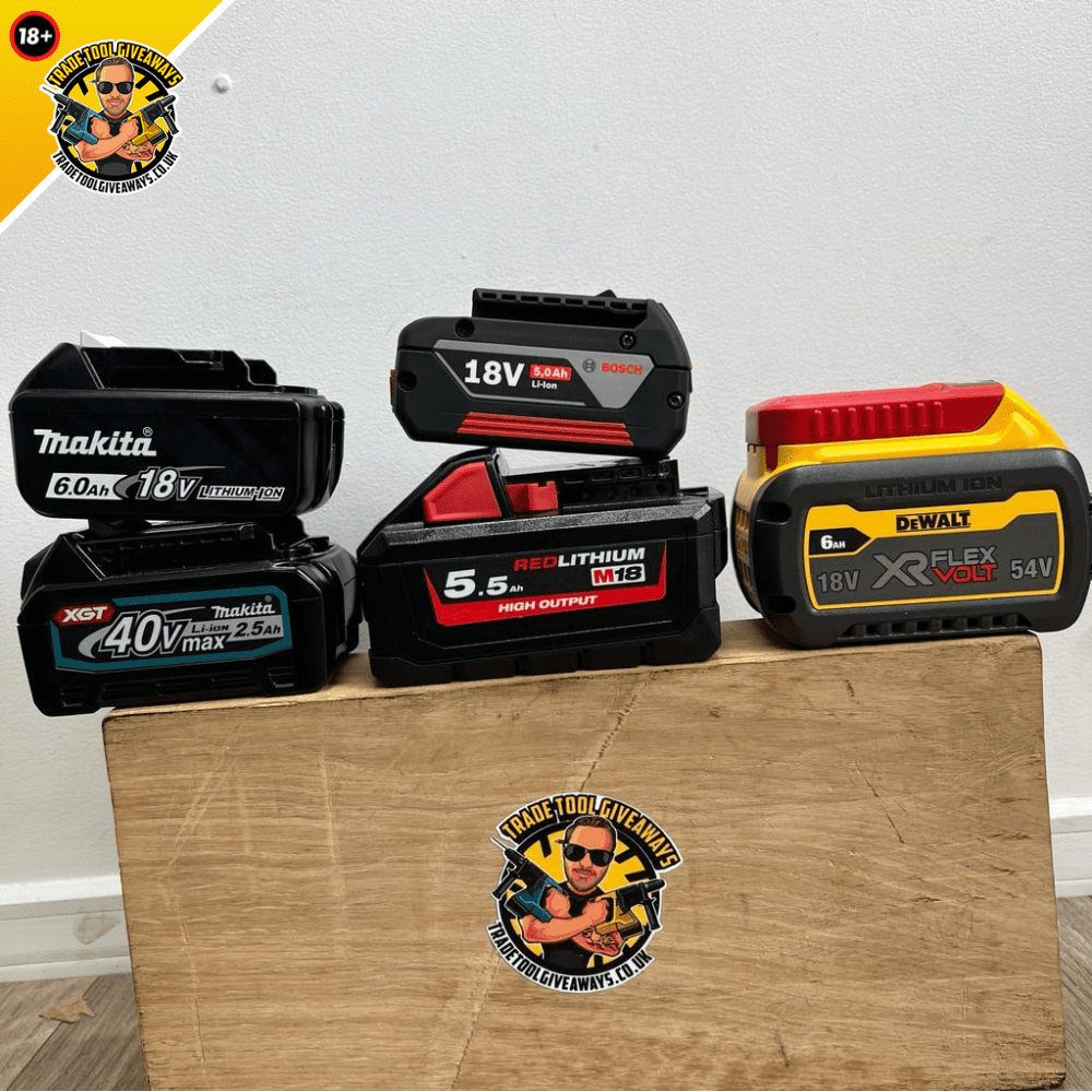 High Output Battery Of Your Choice 16 Power Tool Competitions Win Vans Power Tools