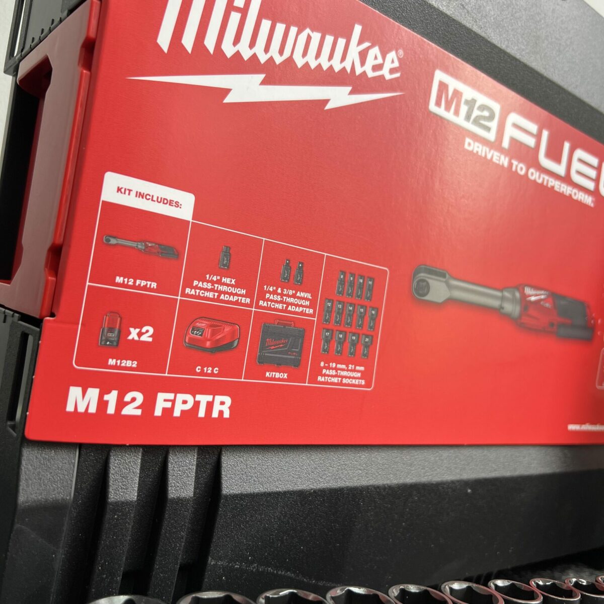 Milwaukee M12 Pass Through Ratchet Kit #2 - Image 6