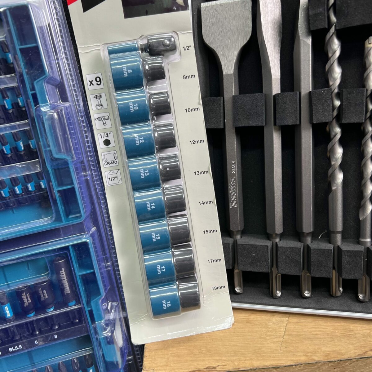 Makita Chisel, Socket & Bit Set - Image 3
