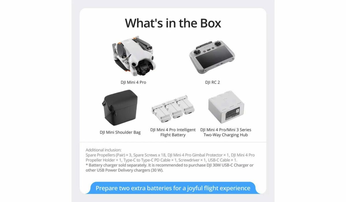 DJI Mini 4 Pro Fly More Combo Drone - Image 3
