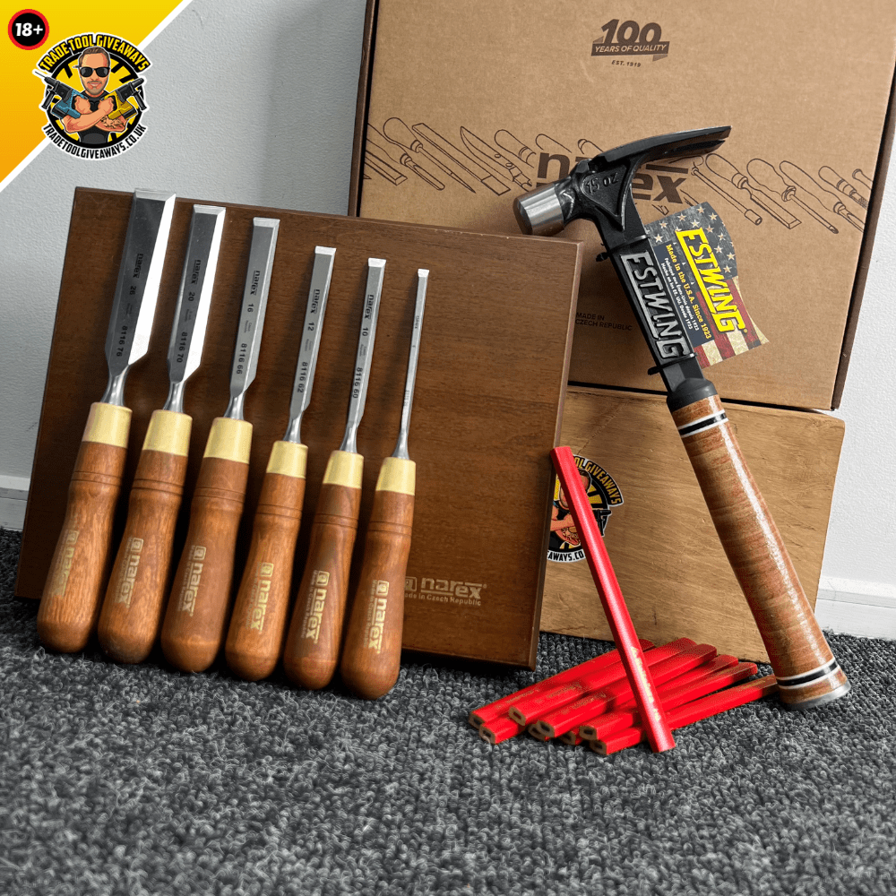 Narex Chisels Estwing Hammer 3