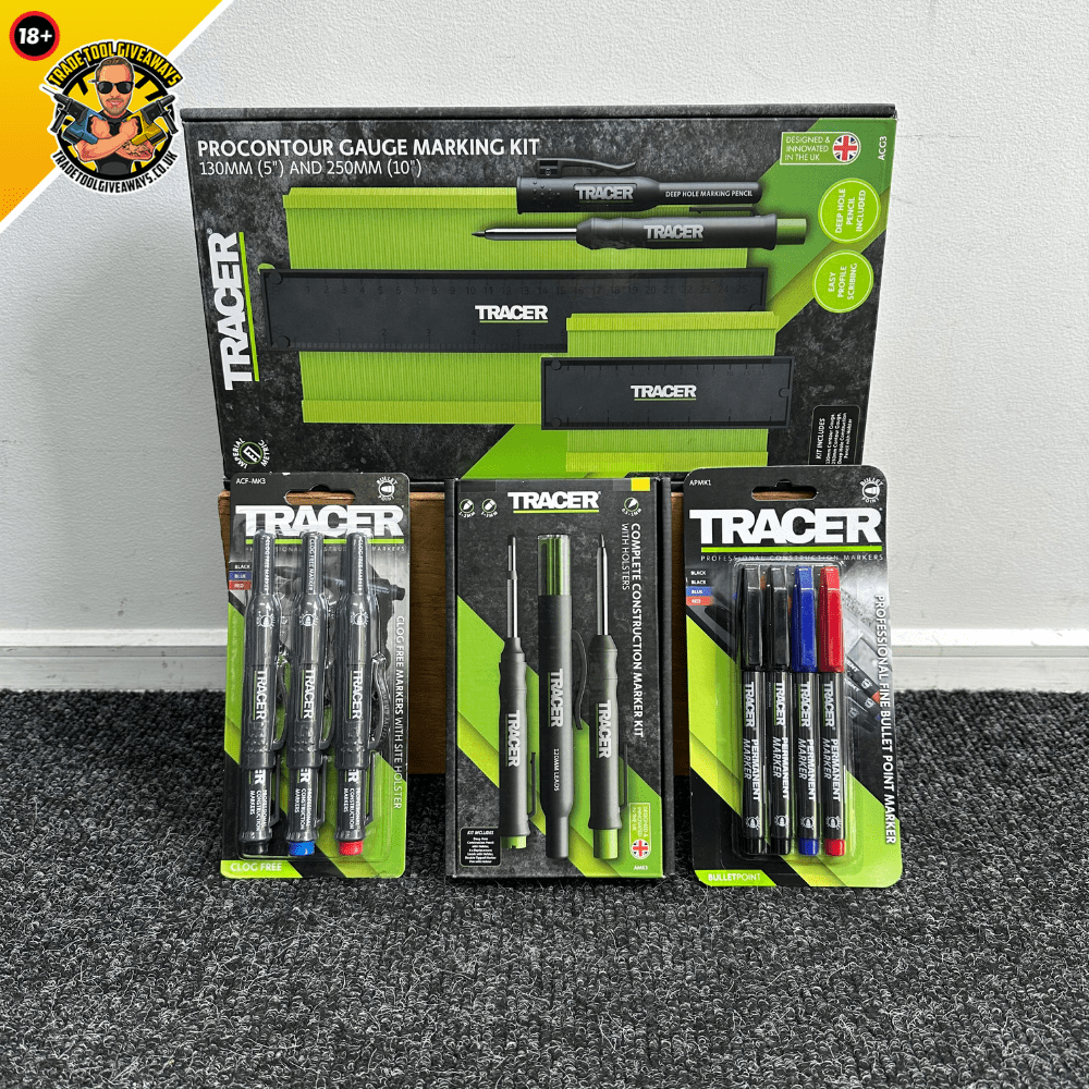 Tracer 3 Piece Clog Free Marker Set with Site Holster ACF-MK3