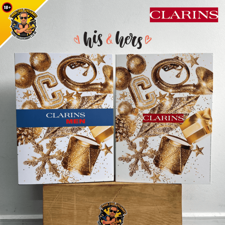 Clarins His & Hers Advent Calendars Power Tool Competitions Win