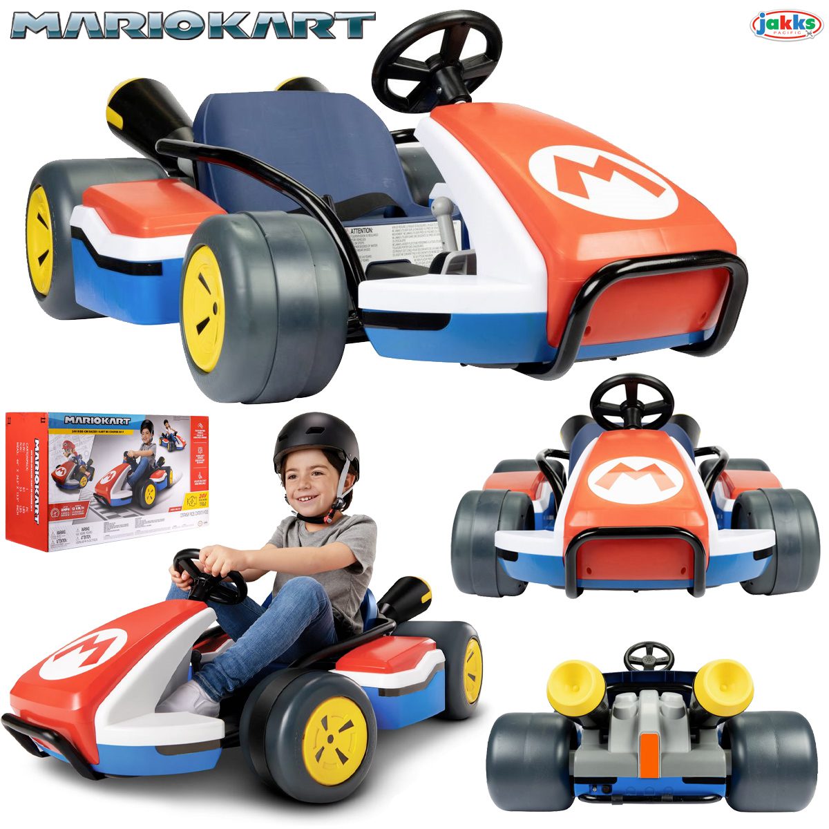 Mario Kart 24v Ride On Racer Power Tool Competitions Win Vans