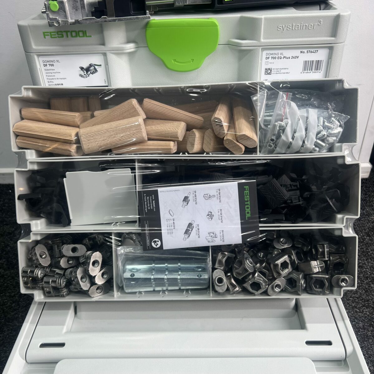 Festool Domino XL 240v Joining Machine & Connector Bundle - Image 2