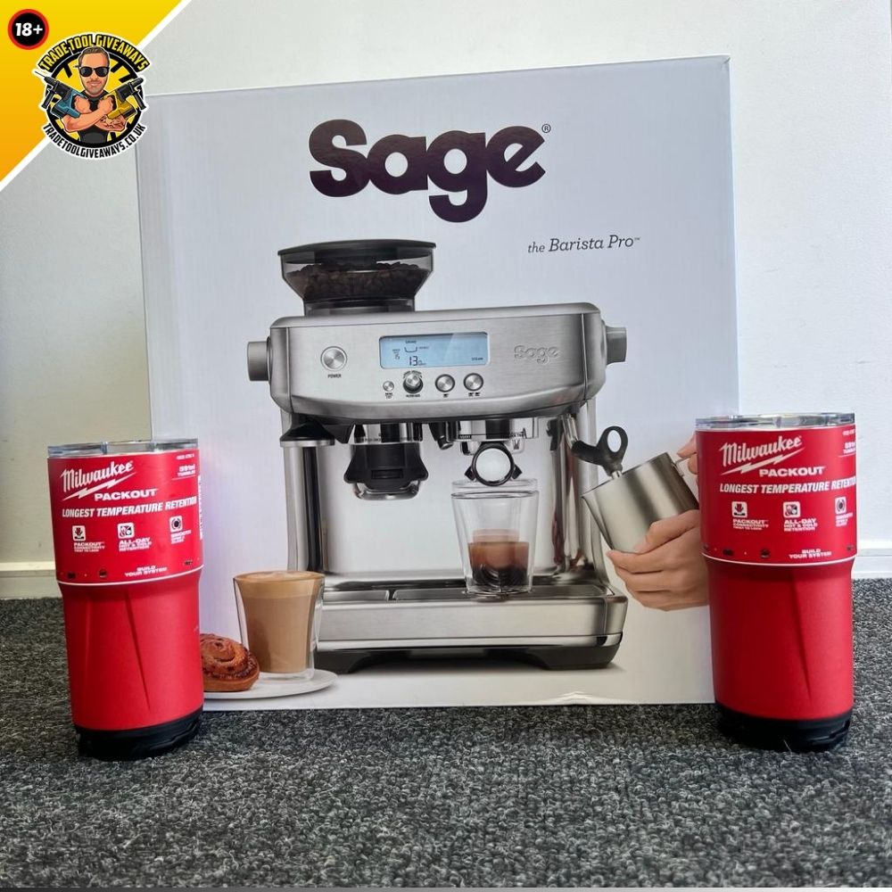 Sage Barista Pro Coffee Machine 2 x Milwaukee Tumbler 591ml 2