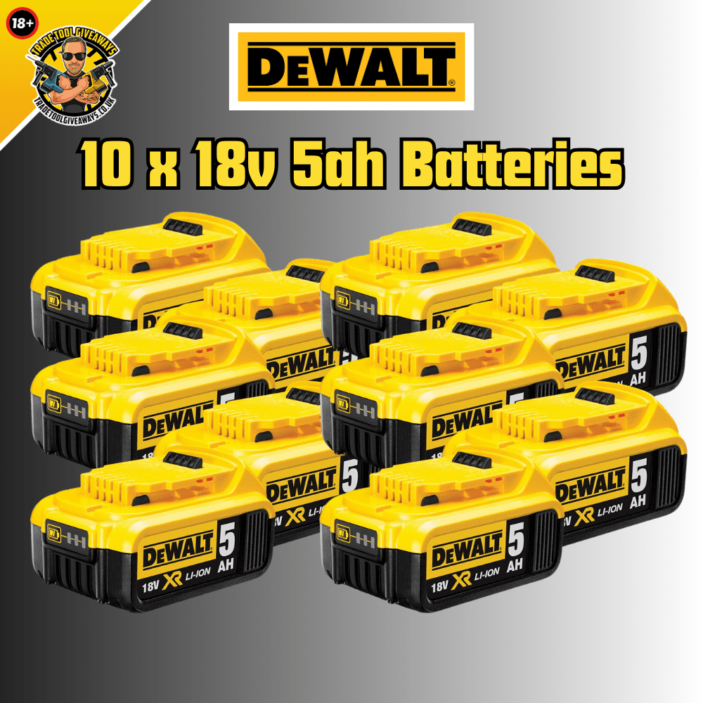 DeWalt DCB184 18V XR Li-Ion 5.0Ah Battery