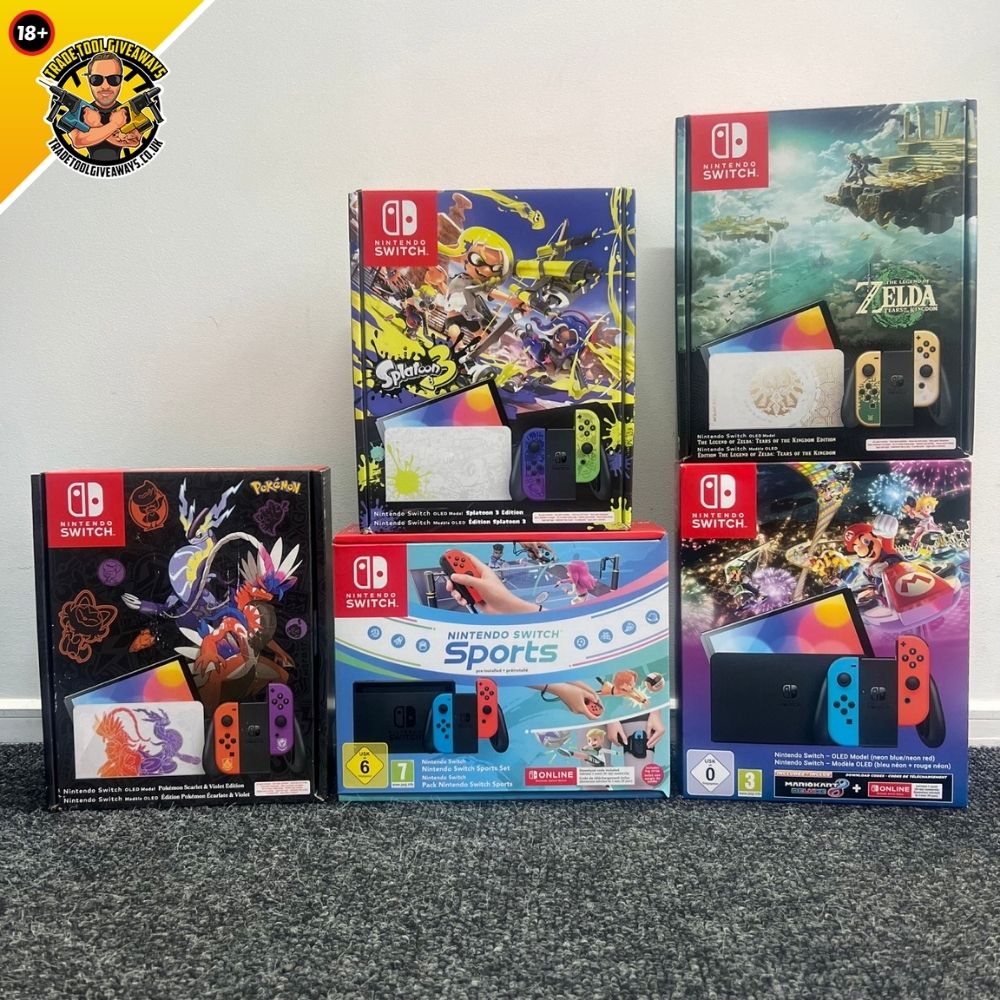 Nintendo Switch OLED Console Of Your Choice 5 Power Tool