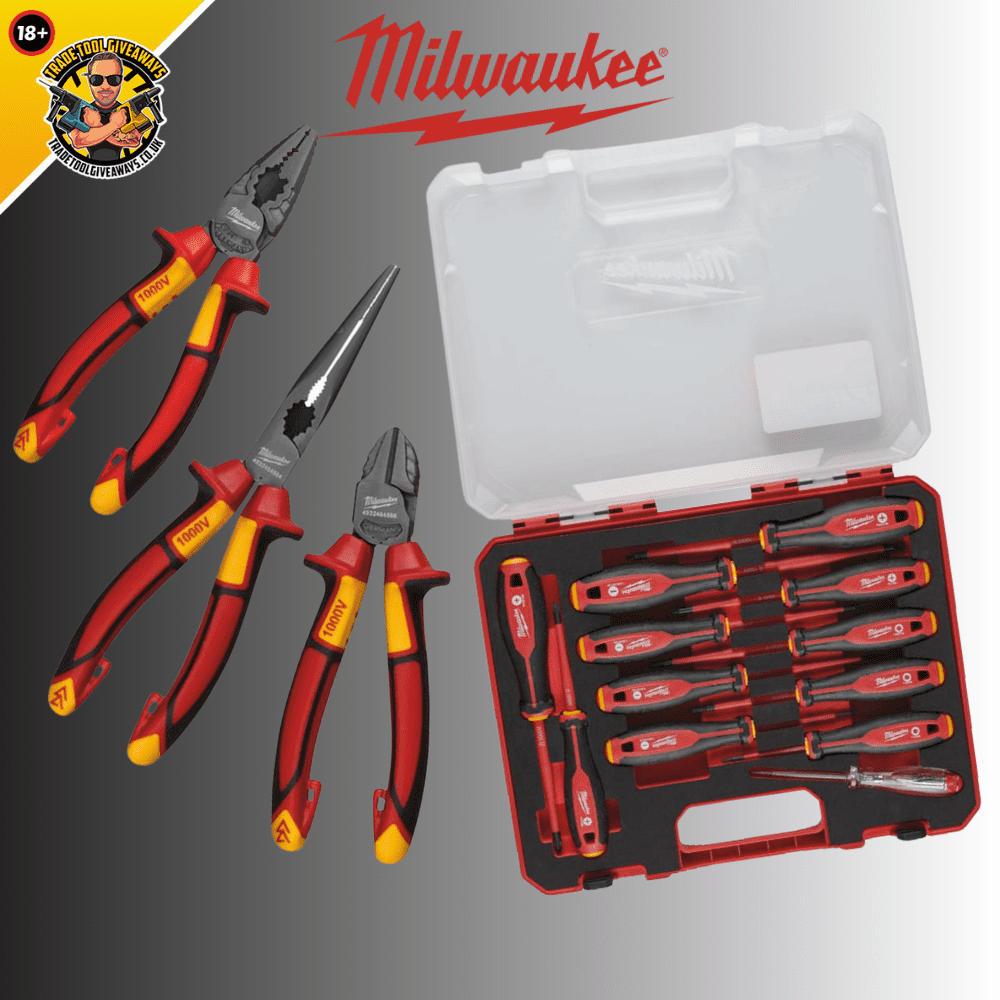 Milwaukee VDE Screwdriver Plier Set 5 Power Tool Competitions