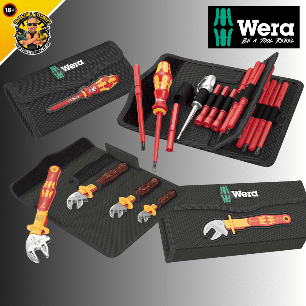 Wera Joker Self Setting Spanners VDE Screwdriver Set Power