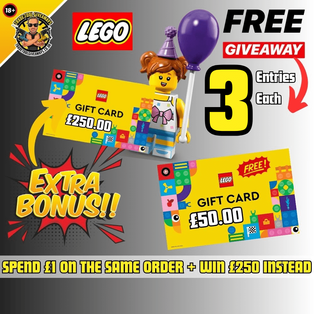 FREE 50 Lego Voucher Spend 1 Get 250 Lego Voucher Power