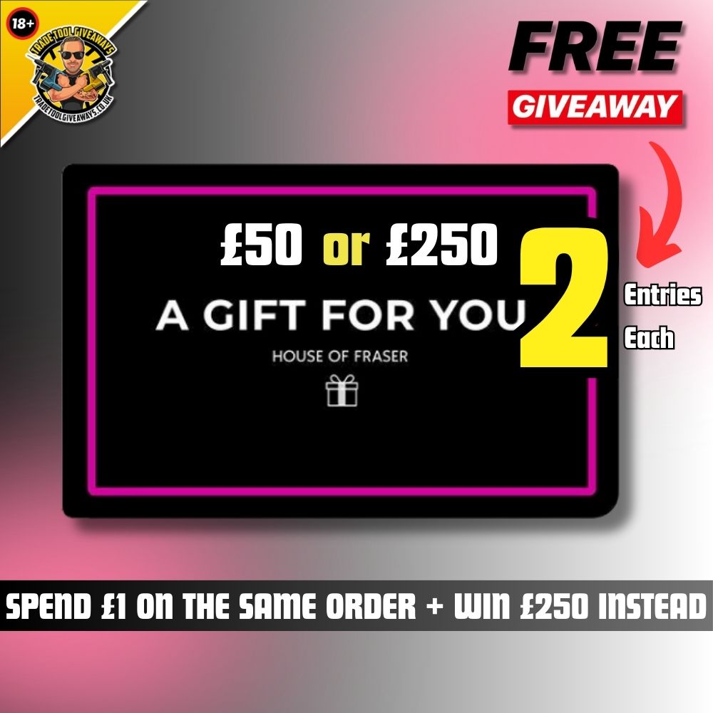 FREE 50 House Of Fraser Gift Voucher Spend 1 Get 250