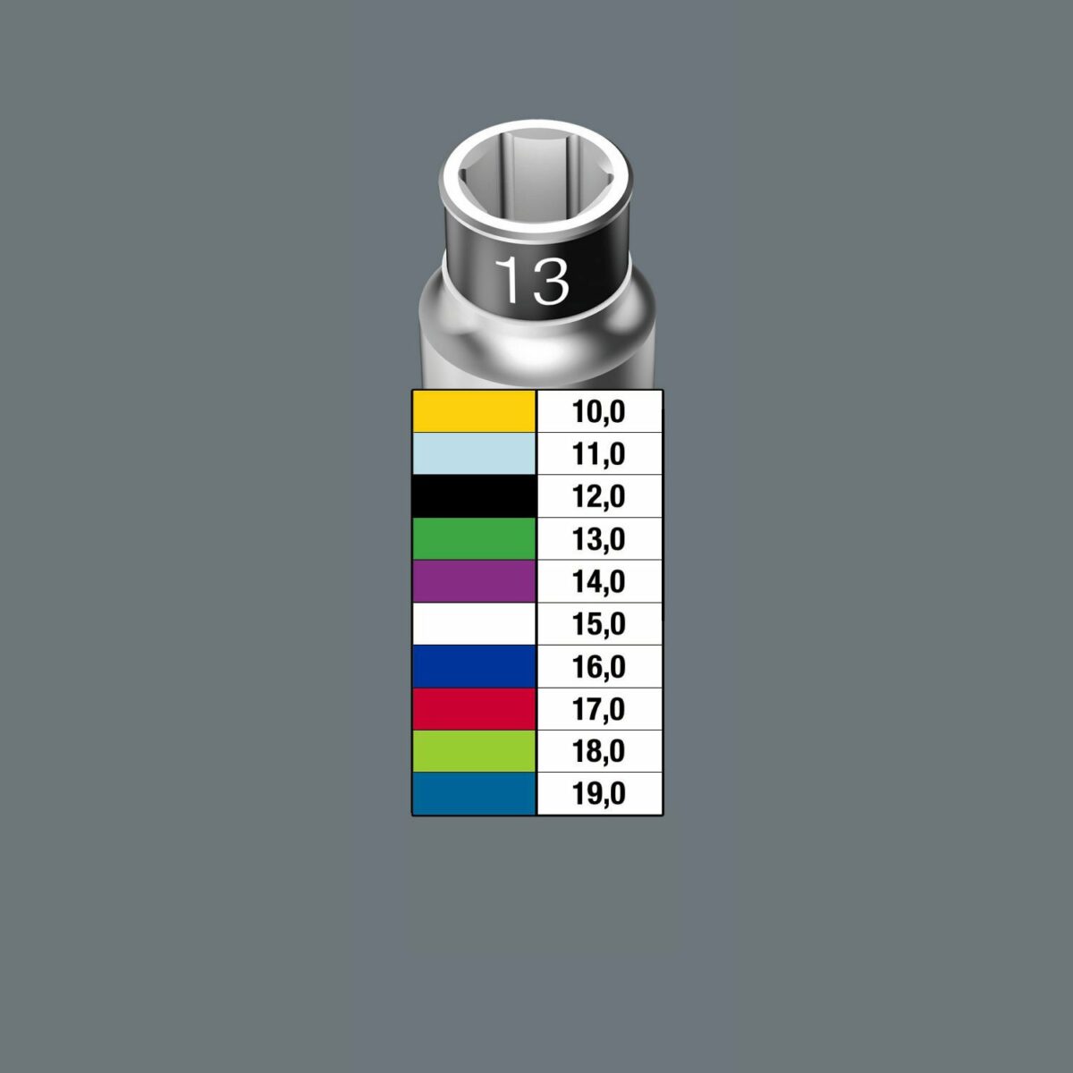Wera 1/2" Drive Zyklop Hybrid Socket Set #2 - Image 4