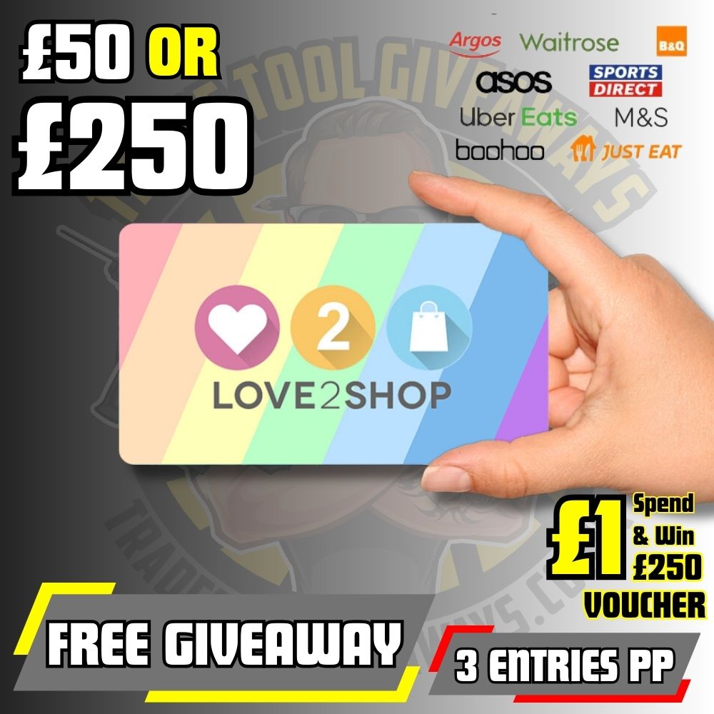 FREE £50 Gift Voucher Spend £1 & Get £250 Gift