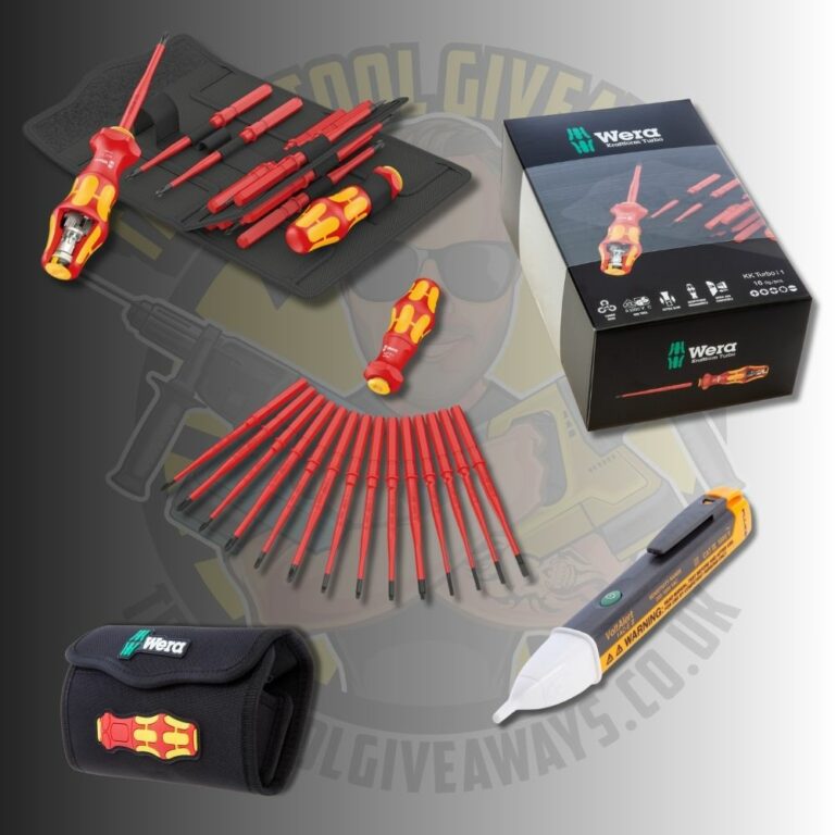 Wera 16pc Interchangeable Screwdriver Set & Fluke Voltage Tester