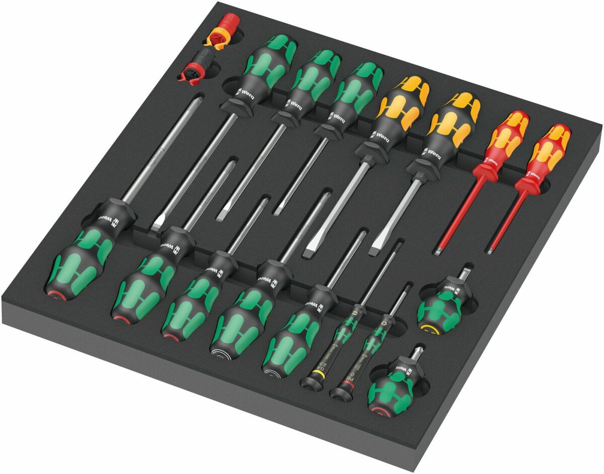 Wera 7 Drawer Roller Cabinet - 78pc Tool Kit In Foam Inlays - Image 4