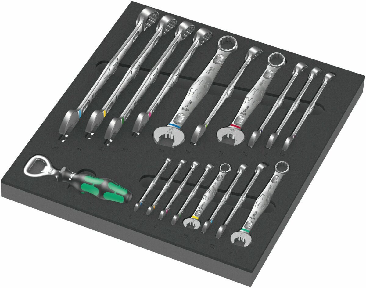Wera 7 Drawer Roller Cabinet - 78pc Tool Kit In Foam Inlays - Image 6