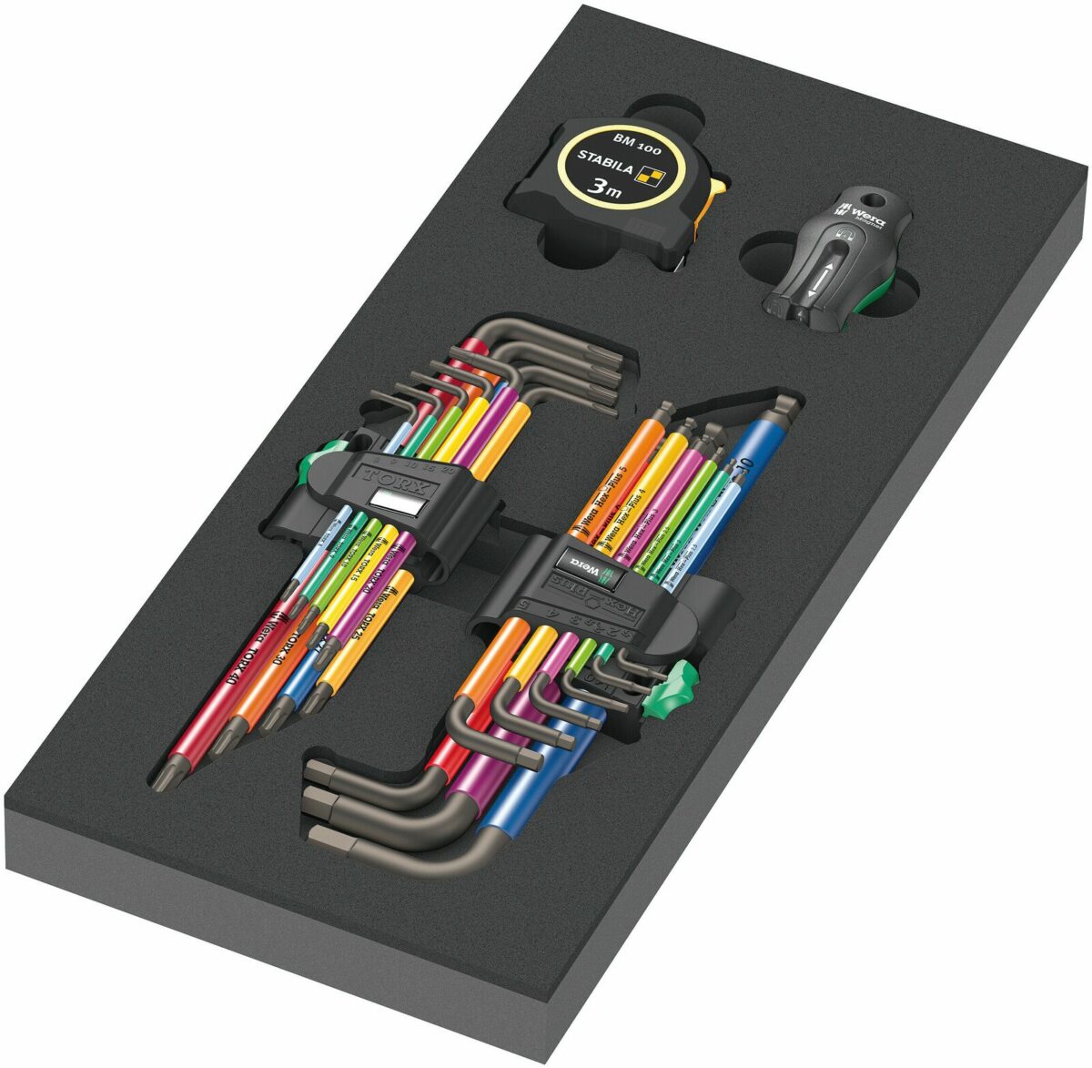 Wera 7 Drawer Roller Cabinet - 78pc Tool Kit In Foam Inlays - Image 7