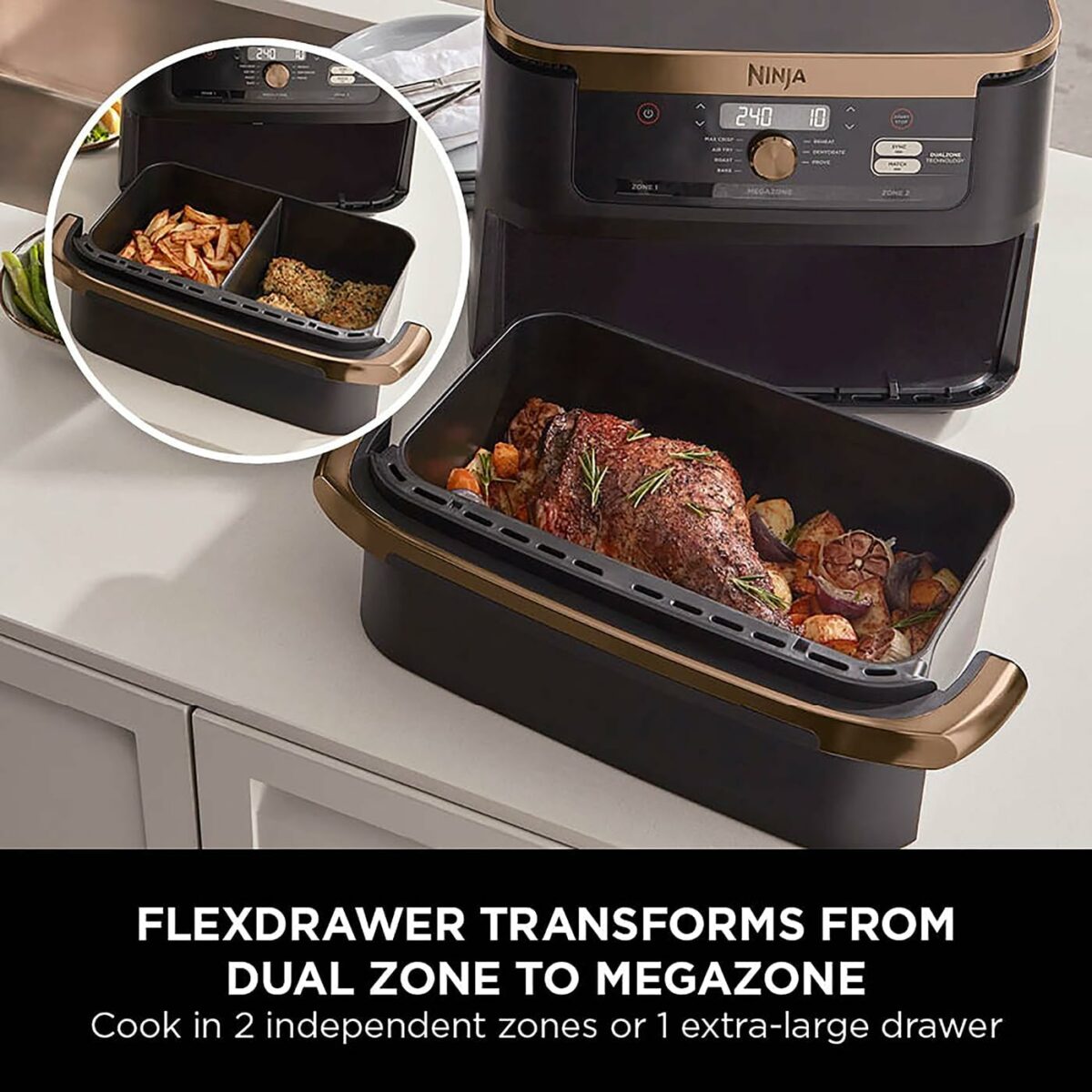 Ninja Foodi 10.4L Dual Air Fryer - Image 12