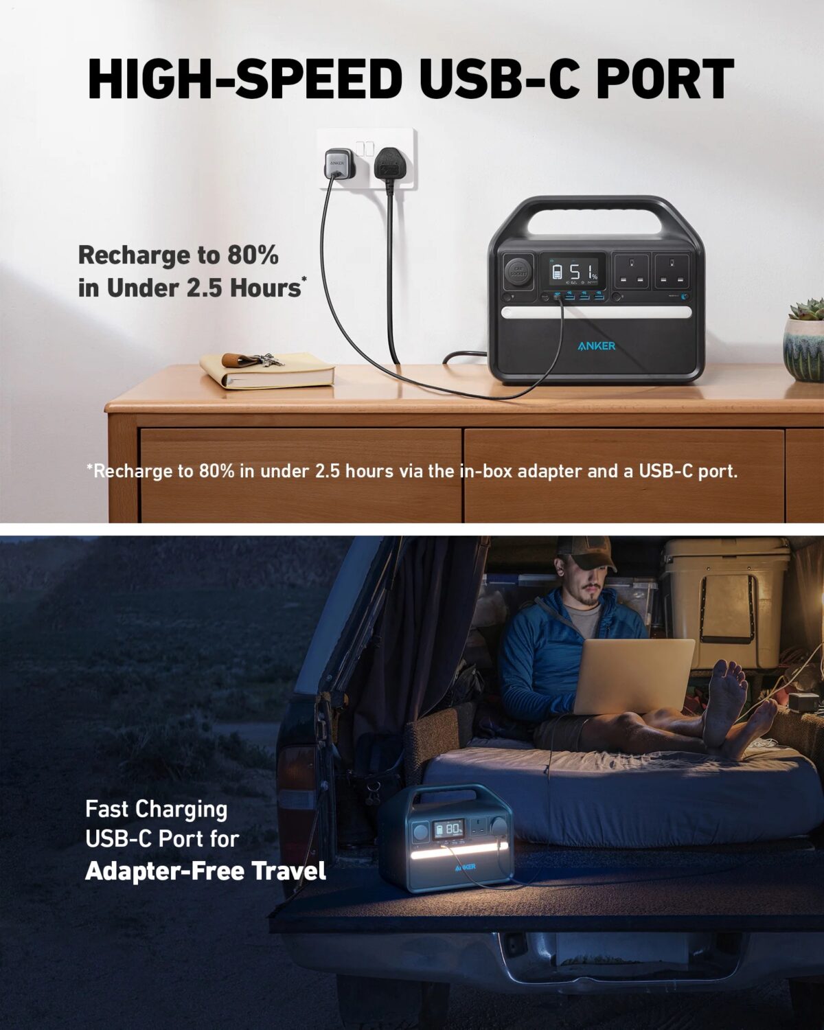Anker PowerHouse 535 Portable Power Station #2 - Image 4