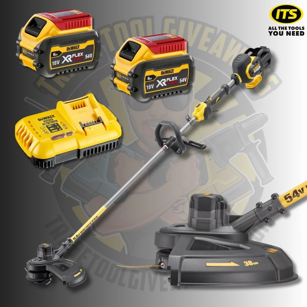 Dewalt DCM571 Flexvolt Brushless Strimmer Kit Power Tool Competitions Win Vans Power Tools