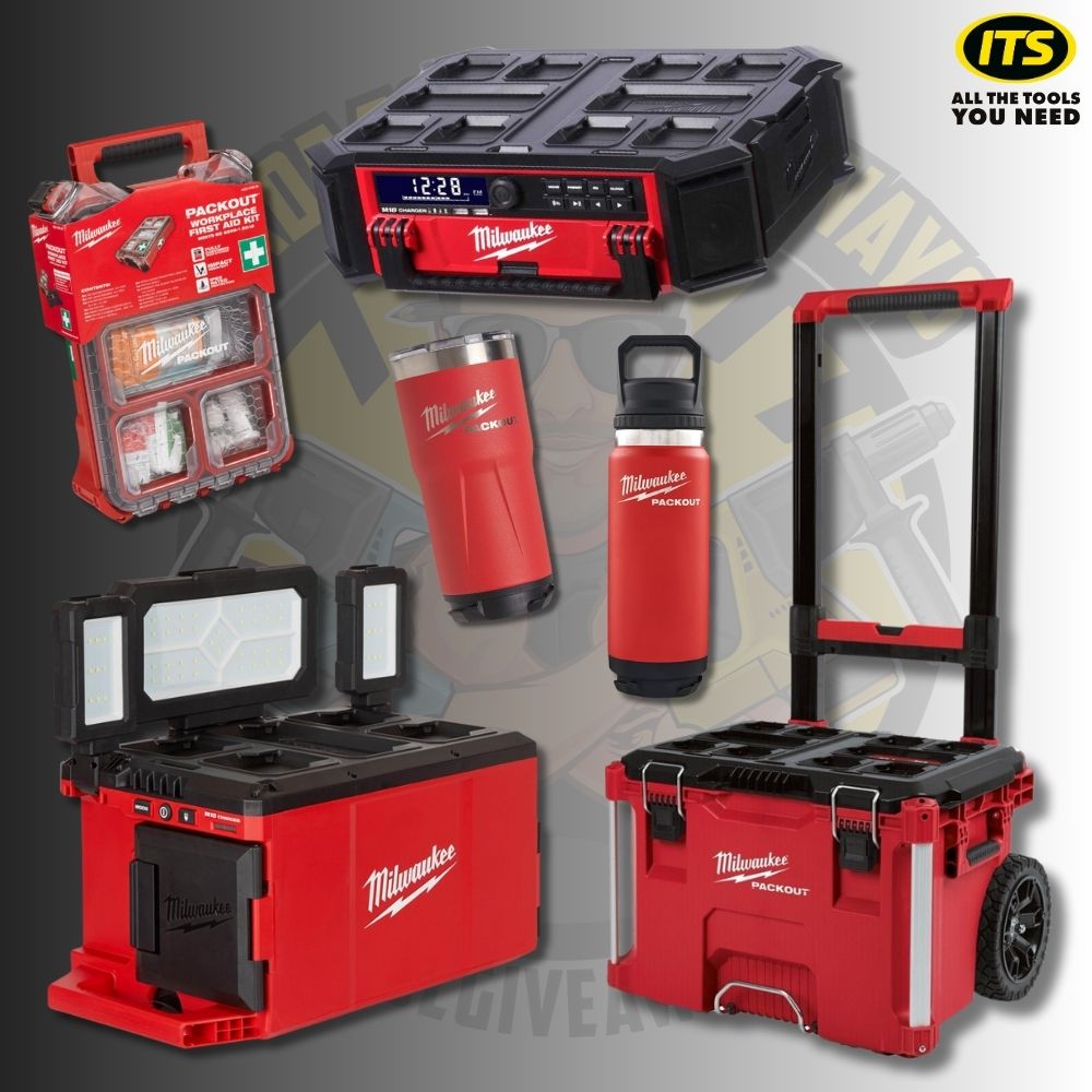 Milwaukee red packout sales