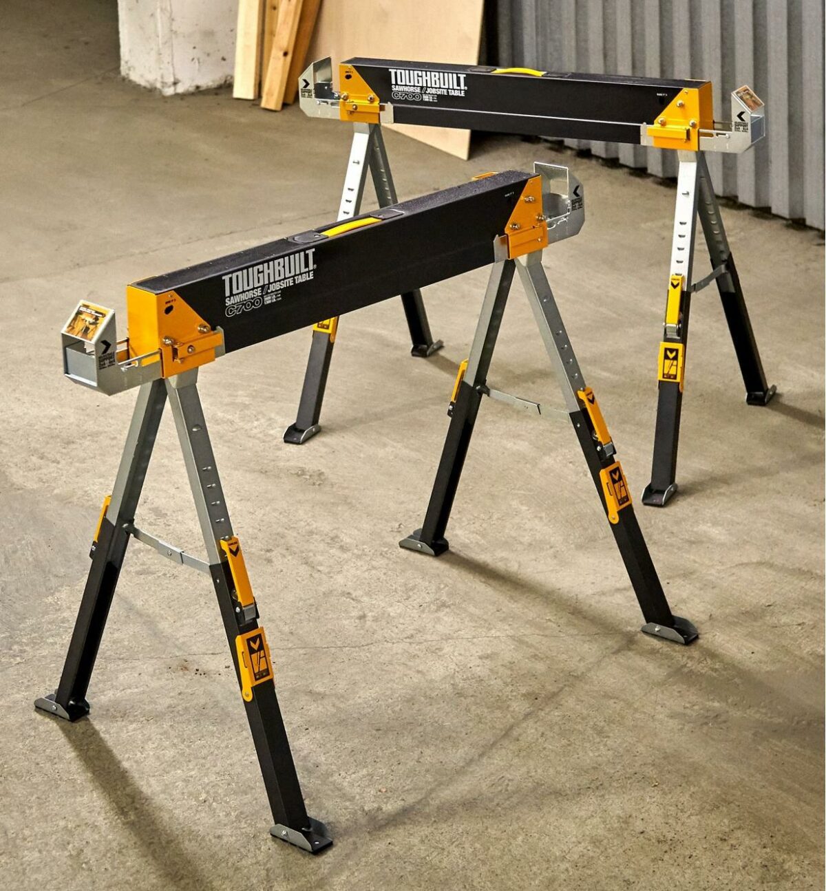 ToughBuilt 2pk C700 Saw Horses #2 - Image 2
