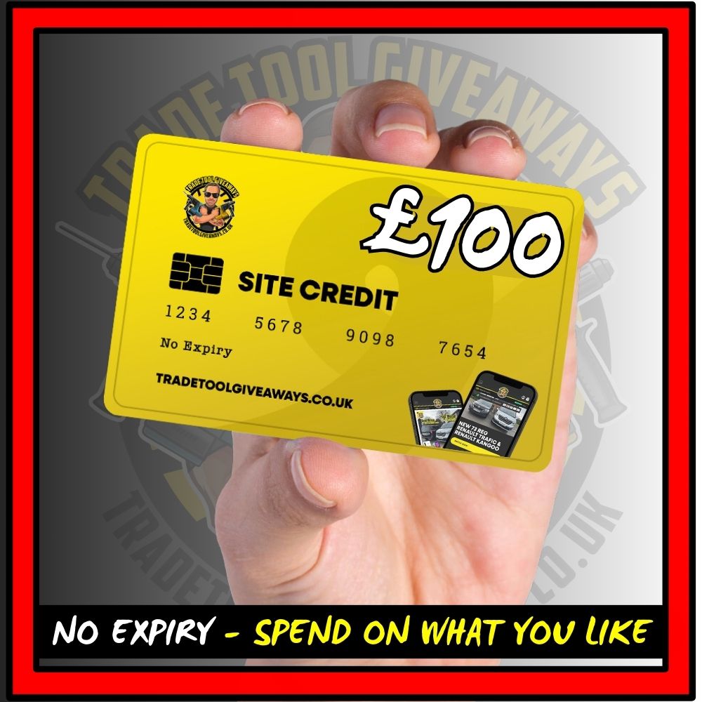£100 TTG Site Voucher 76 Power Tool Competitions Win Vans & Power