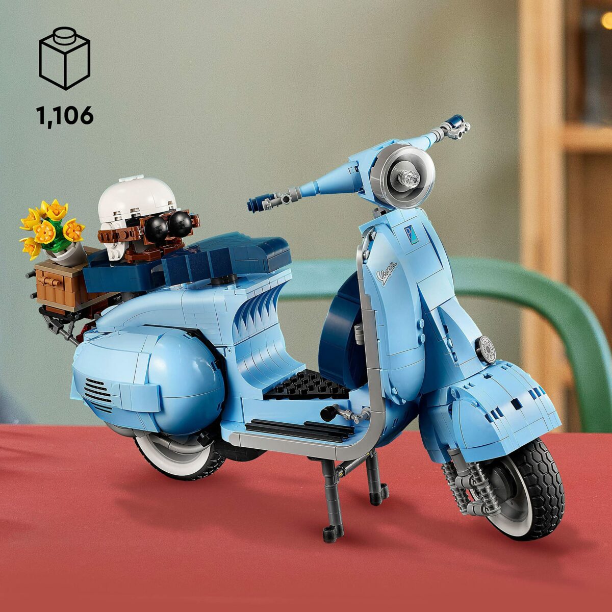 Lego Icons Vespa 125 Scooter Model Set - Image 4