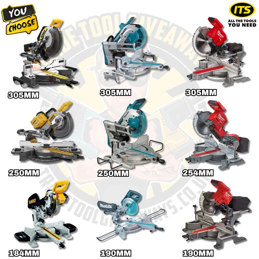 Cordless Mitre Saw Brand Size Choice 5 Power Tool Competitions Win Vans Power Tools