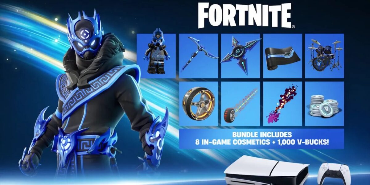 Limited Edition Playstation 5 Slim - Fortnite Cobalt Star - Image 5