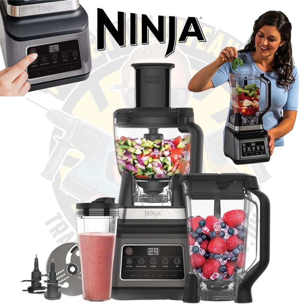 Ninja 3 In 1 Food Processor Blender Accessories