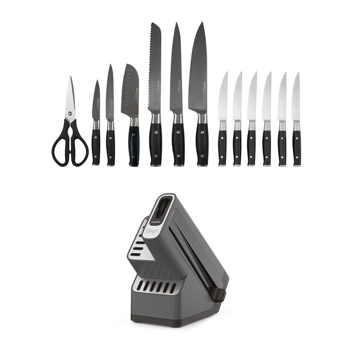 Ninja StaySharp Deluxe 14pc Knife Block With Integrated Sharpener #5 - Image 3
