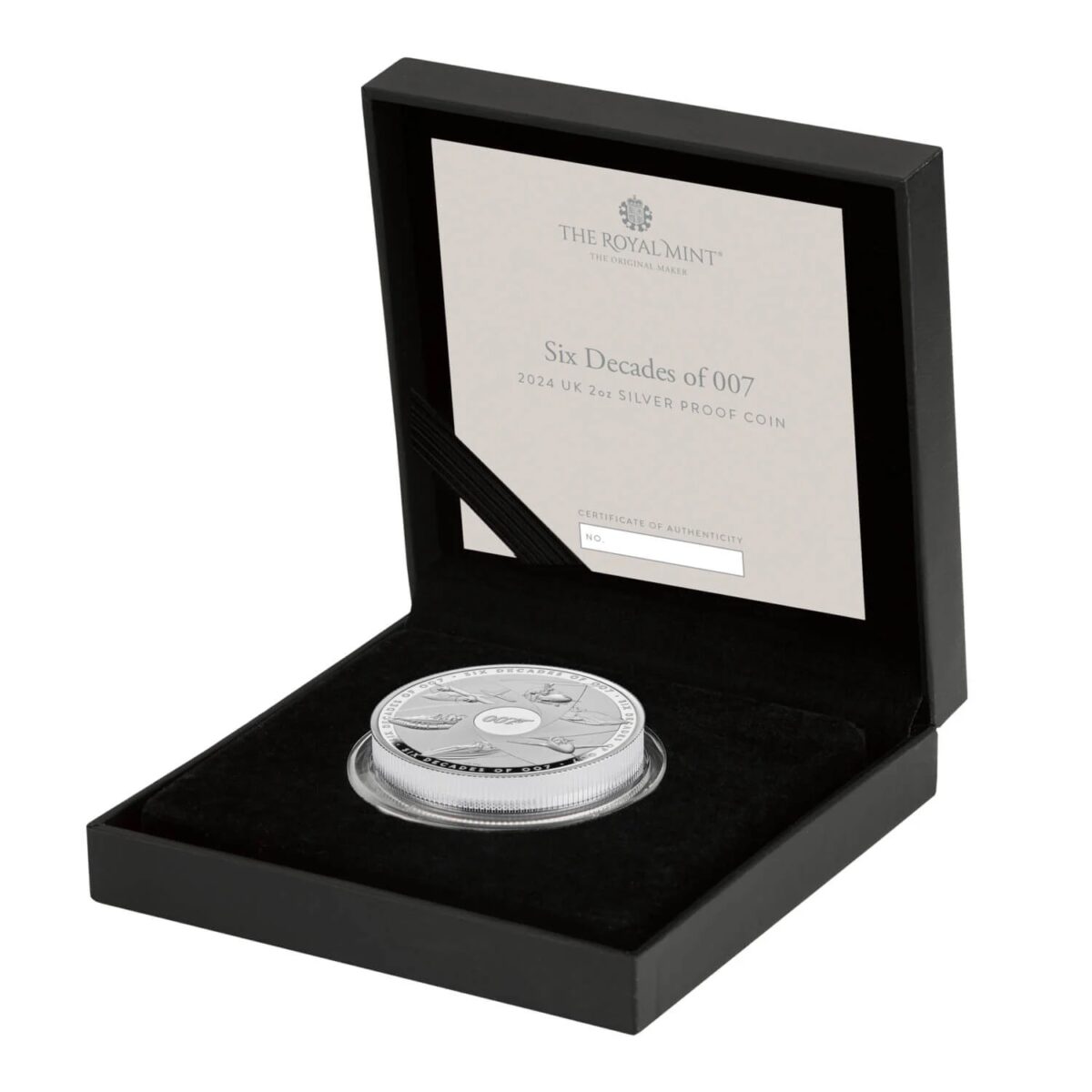Auto Draw - Limited Edition - Six Decades Of 007 UK 2oz Silver Proof Coin #3 - Image 4