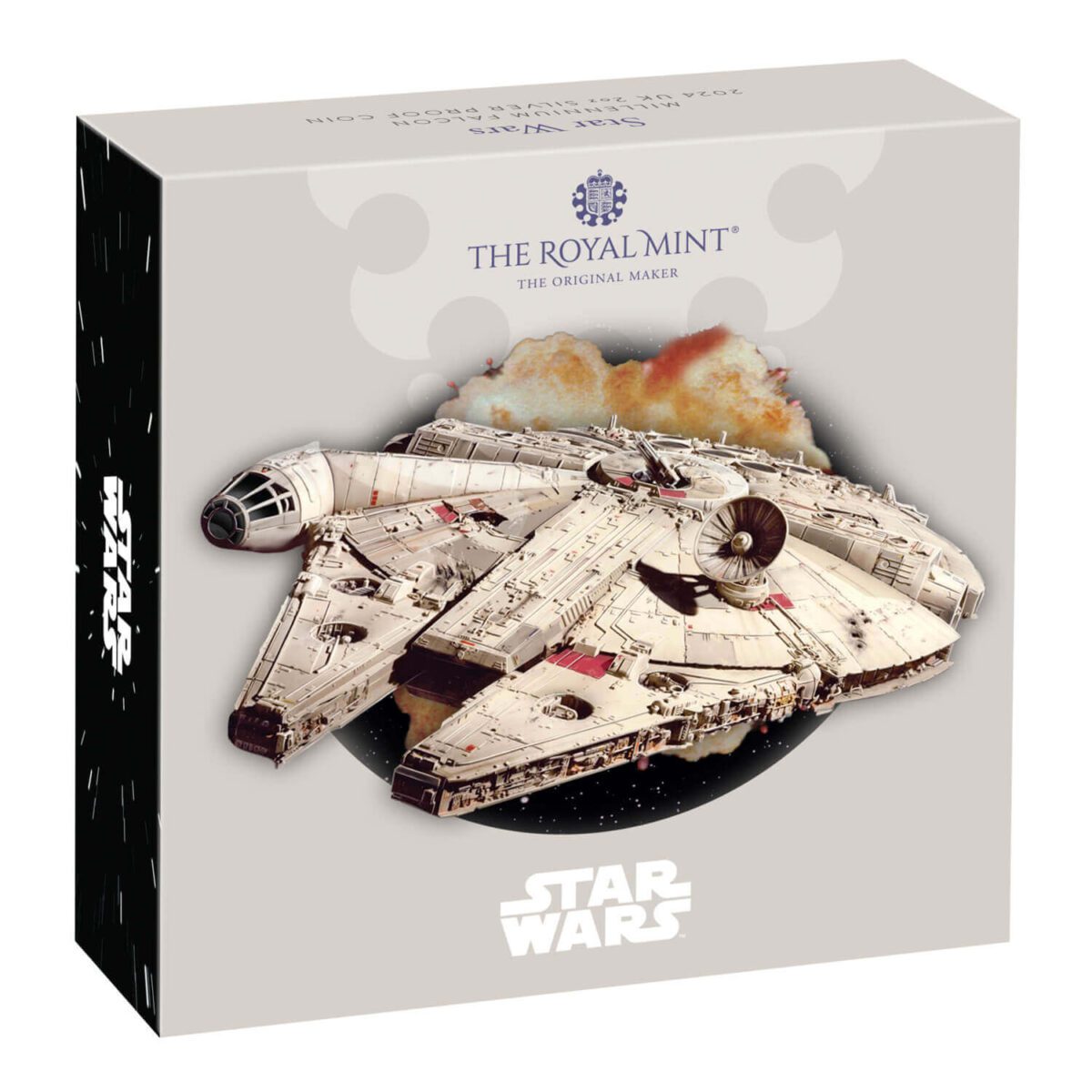 Star Wars Millennium Falcon 2024 2oz Silver Proof Coin - Image 5