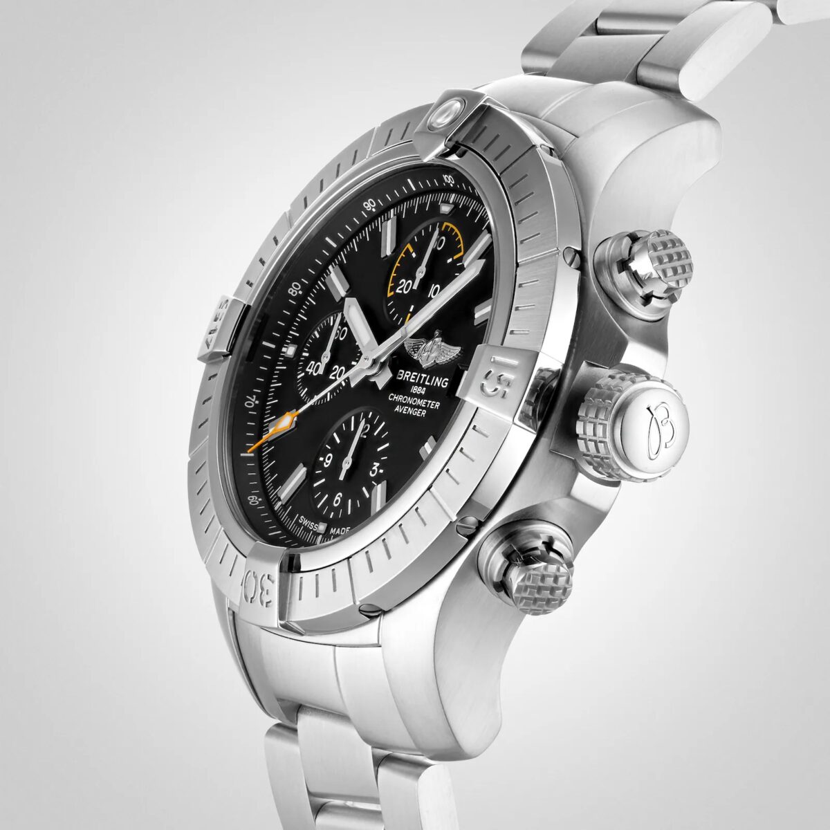 Breitling Avenger Chronograph 45 Stainless Steel Watch - Image 4