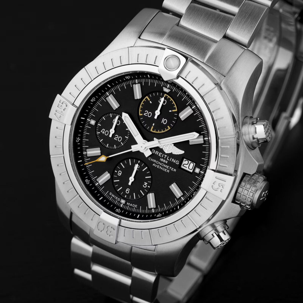 Breitling Avenger Chronograph 45 Stainless Steel Watch - Image 8