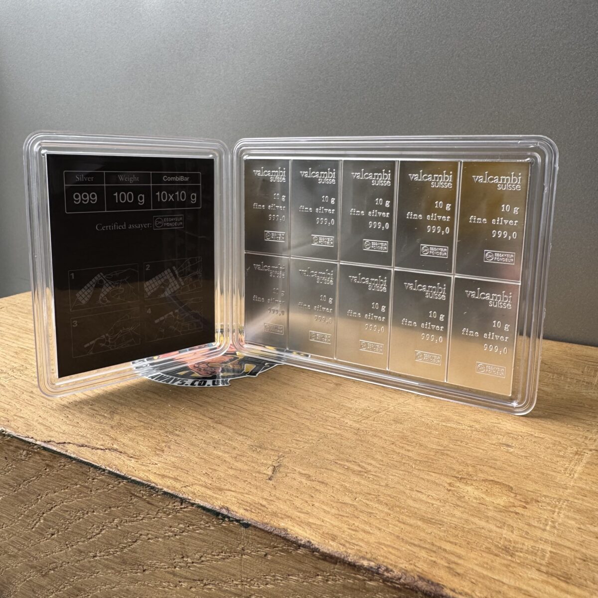 Auto Draw - Valcambi 10 x 10g Silver Bar CombiBar #2 - Image 5