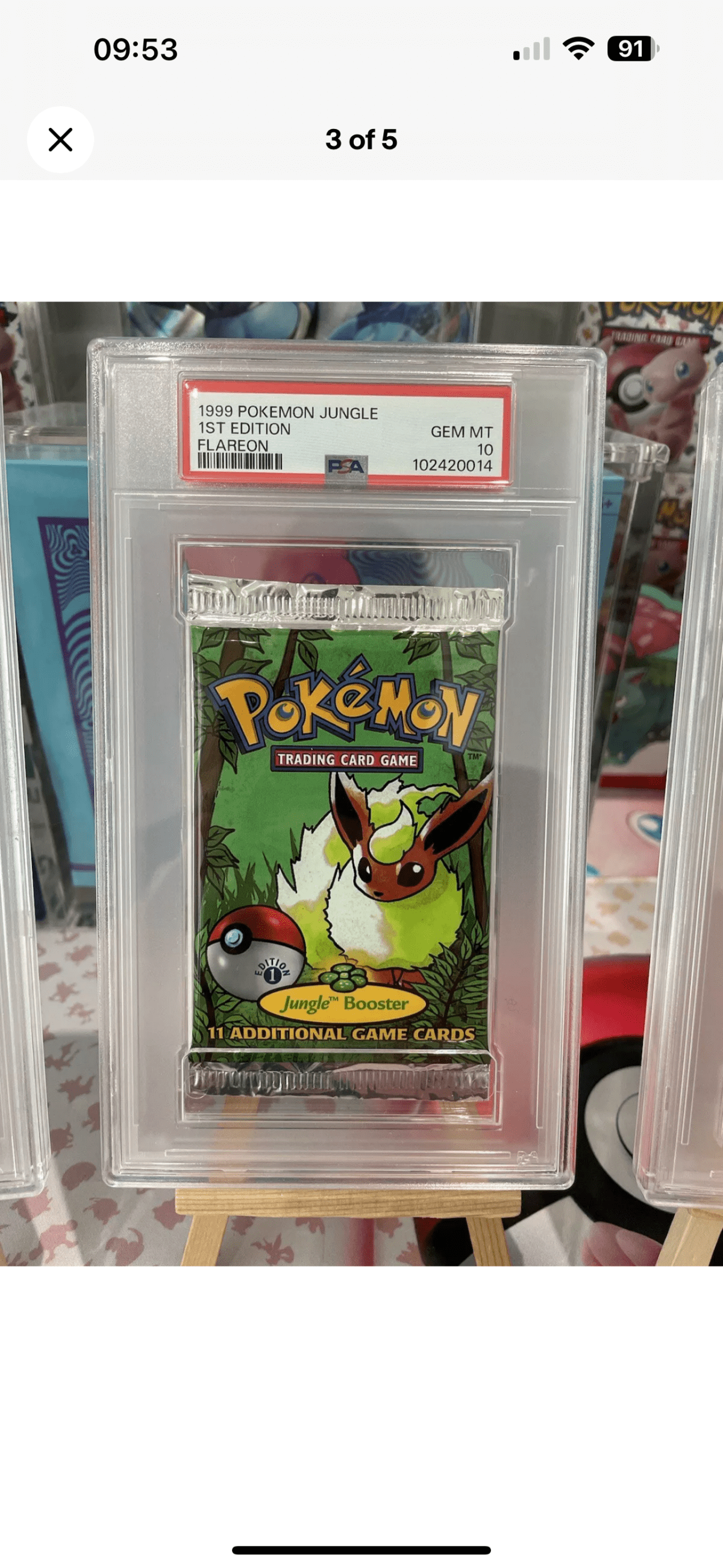 Pokémon TCG: WOTC 1999 Jungle 1st Edition Print - All 3 Artworks - PSA Graded 10 - Image 5