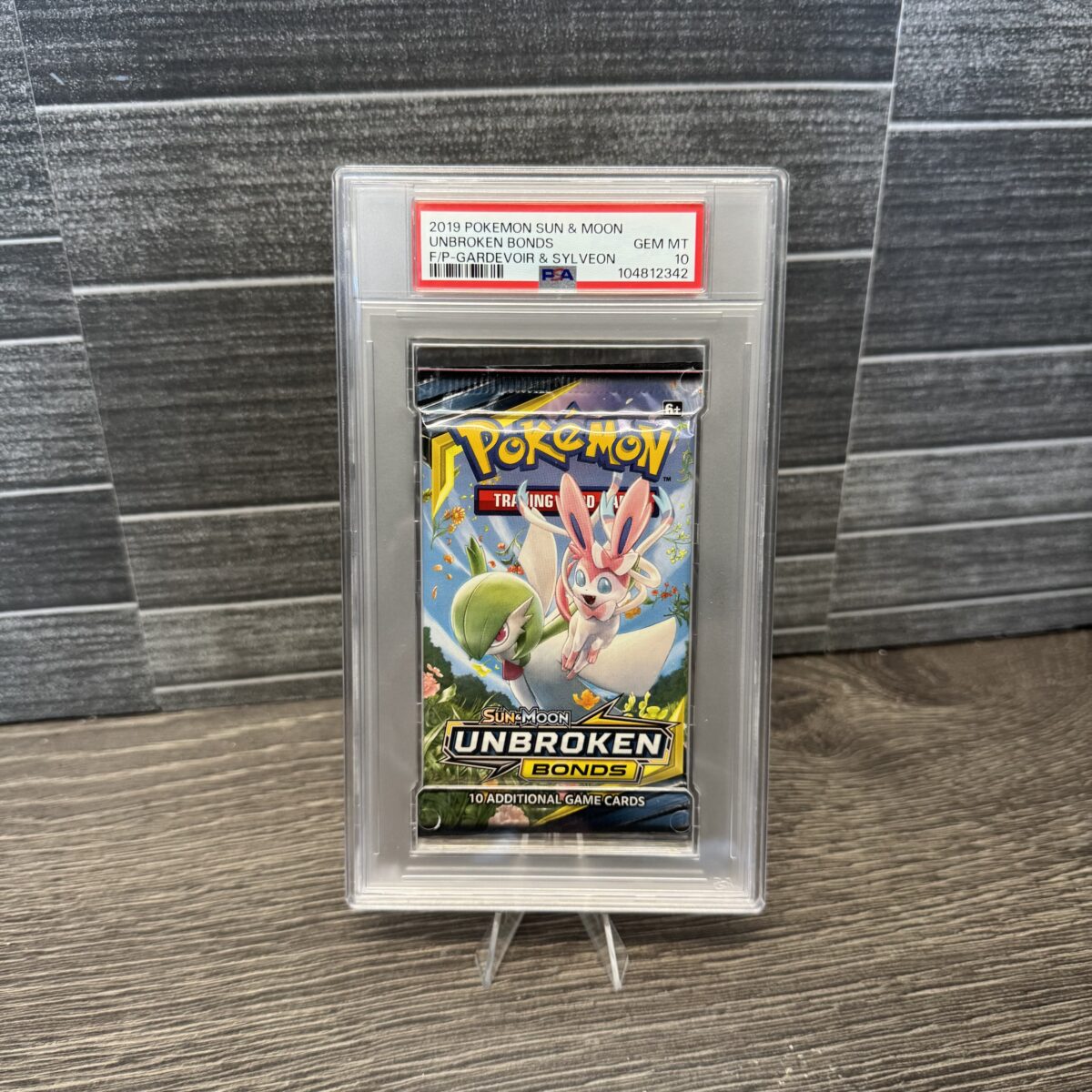 Auto Draw - Pokémon TCG: PSA 10 GEM MINT - Sun & Moon Unbroken Bonds Booster Pack - Gardevoir & Sylveon Artwork - Image 2