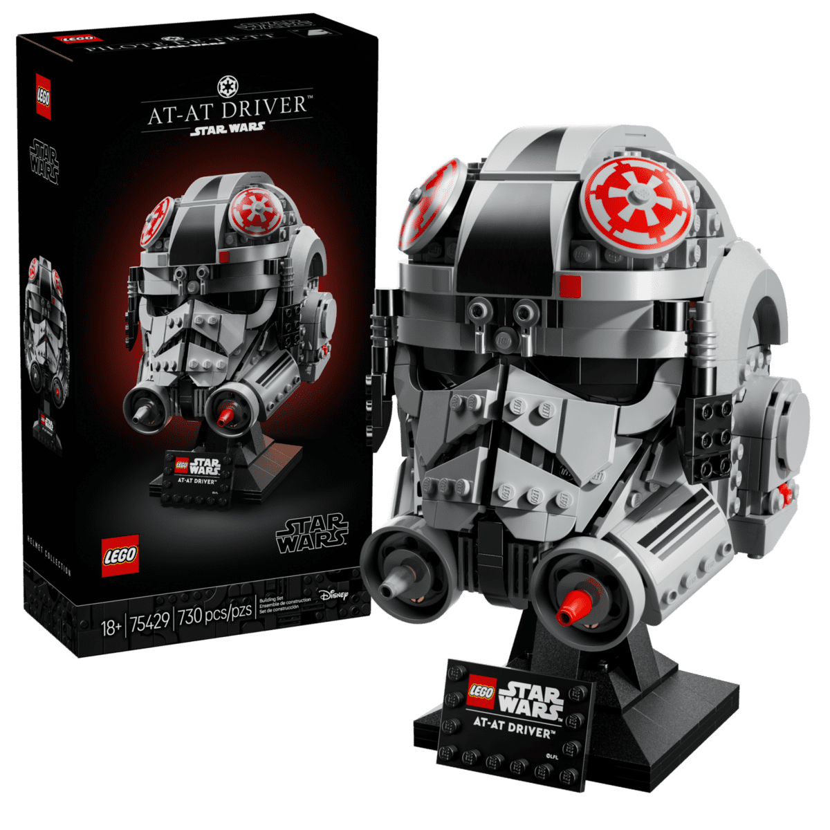 LEGO - Star Wars AT-AT Driver Rare Helmet Set - Image 5